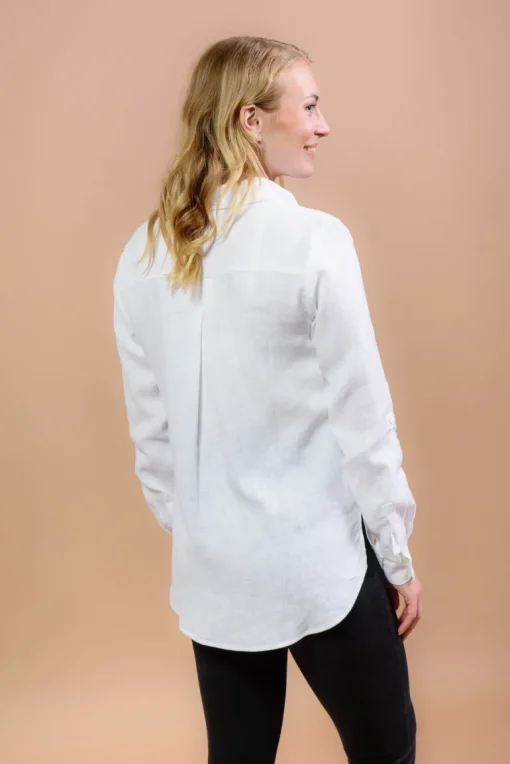 Chloe Linen Shirt Coconut Milk White<Nakoa Hot