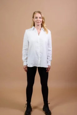 Chloe Linen Shirt Coconut Milk White<Nakoa Hot