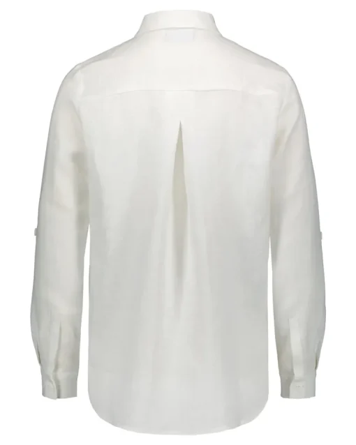 Chloe Linen Shirt Coconut Milk White<Nakoa Hot
