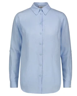 Chloe Linen Shirt Sky Blue<Nakoa Fashion