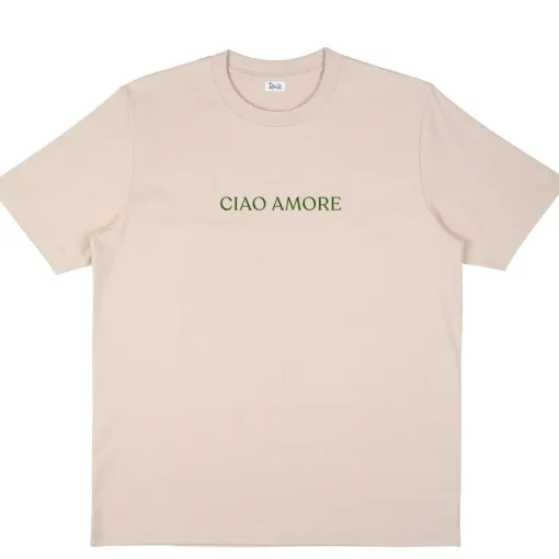 Ciao Amore T-Shirt Beige<RAIZ Best Sale