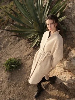 Cigala Organic Wool Coat Dark Blue<Cecilia Sörensen Best
