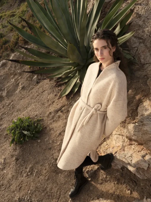 Cigala Organic Wool Coat Dark Blue<Cecilia Sörensen Best