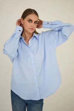 Classic Oversized Shirt Light Blue<Enteliér Store