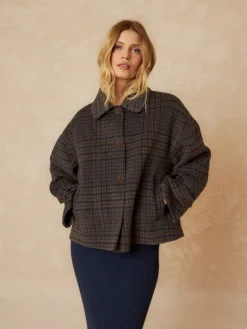 Classic Short Coat Beige<INDIu0026COLD Online