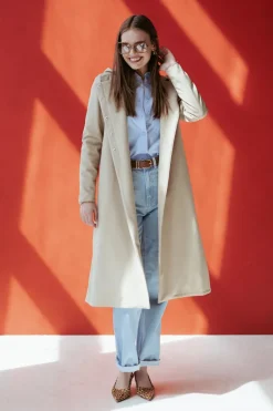 Classic Trenssi Sadetakki Beige<RainSisters Best