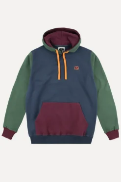 Color Block Huppari Sininen<Trendsplant Fashion