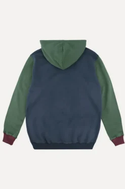 Color Block Huppari Sininen<Trendsplant Fashion