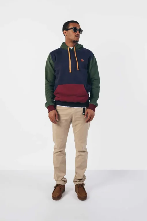 Color Block Huppari Sininen<Trendsplant Fashion