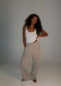 Comfort Zone Tracksuit Pants Taupe<GUAJA. Sale