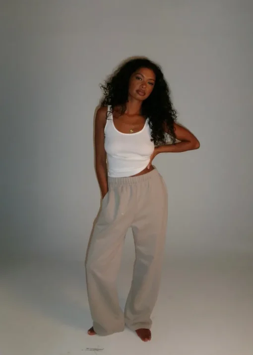 Comfort Zone Tracksuit Pants Taupe<GUAJA. Sale