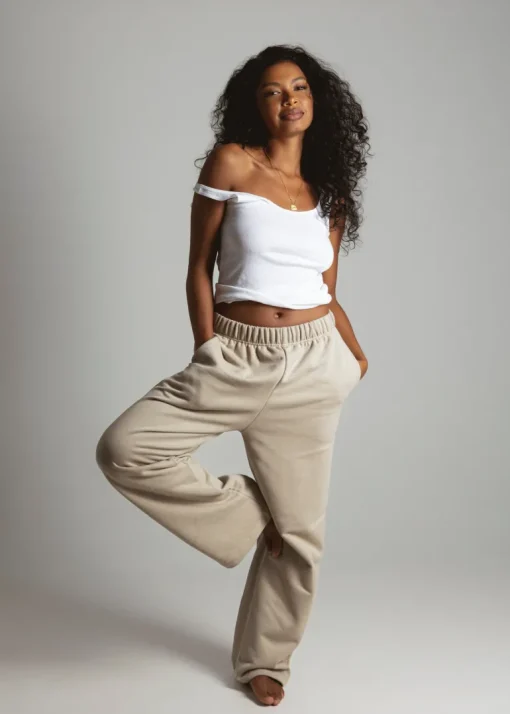 Comfort Zone Tracksuit Pants Taupe<GUAJA. Sale