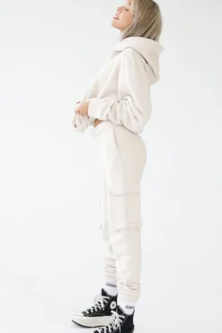 Como Collegehousut Beige<ANGELL Online