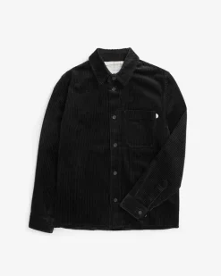 Cord Casual Shirt Black<Rotholz Flash Sale