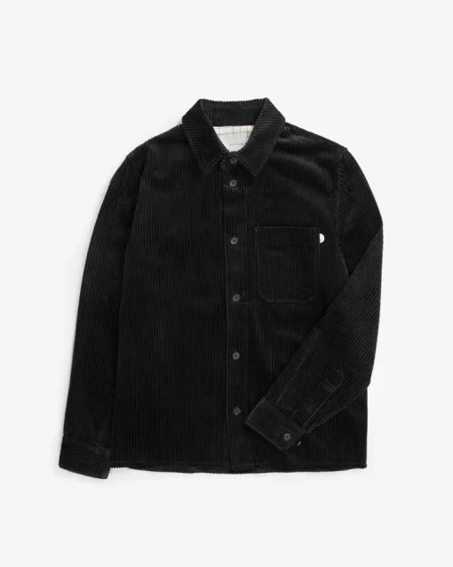 Cord Casual Shirt Black<Rotholz Flash Sale
