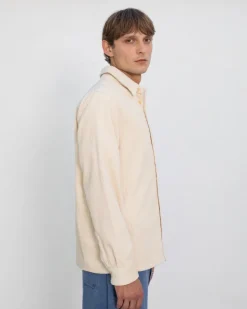Cord Casual Shirt White<Rotholz Discount