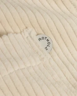 Cord Casual Unisex Shirt White<Rotholz Clearance
