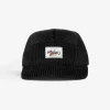 Cord 5-Panel Cap Organic Cotton Soft Black<Rotholz Cheap