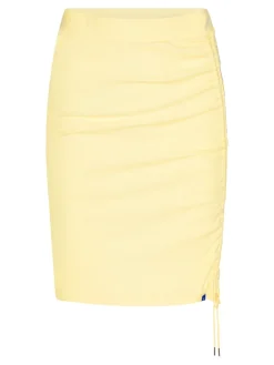 Crest Ribbed Adjustable Skirt Mellow Yellow<Copenhagen Cartel Outlet