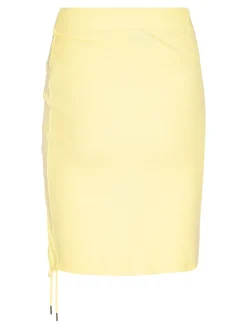 Crest Ribbed Adjustable Skirt Mellow Yellow<Copenhagen Cartel Outlet