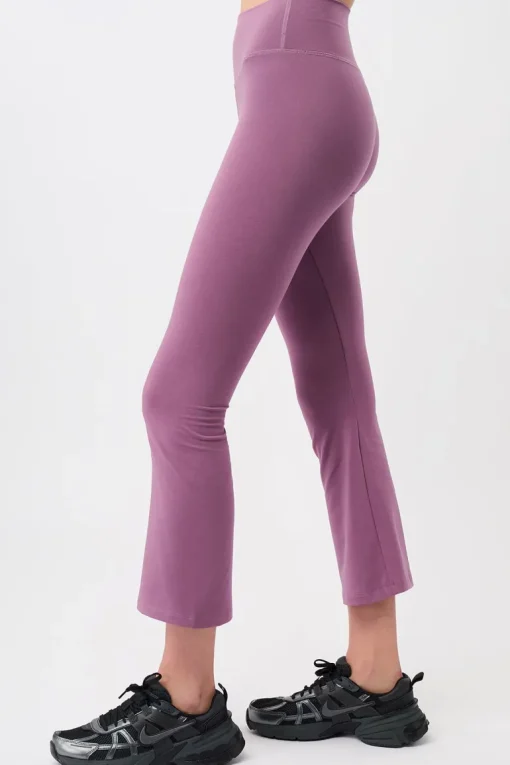 Cropped Flared Pants Grape<MANDALA Cheap