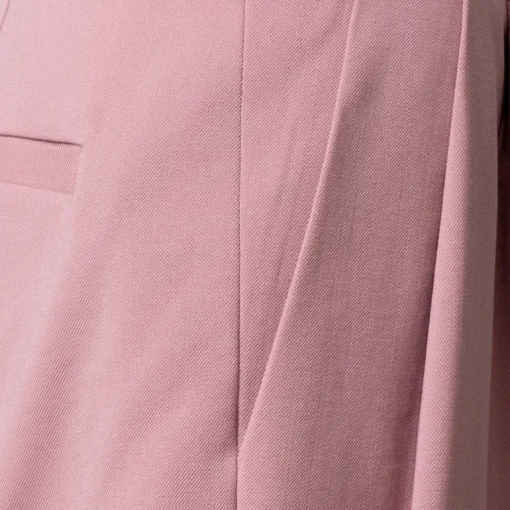 Cropped Pleated Wool Trouser Pink<Studio Heijne Cheap