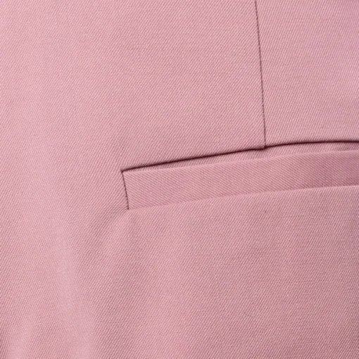 Cropped Pleated Wool Trouser Pink<Studio Heijne Cheap