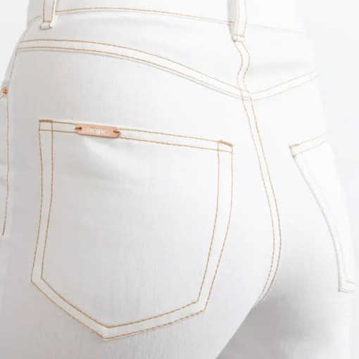 Cropped Wide Leg Linen Mix 5-Pocket Pants<Studio Heijne Cheap
