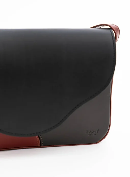 Crossbody Laukku Billie Musta Cognac<ZAMT New