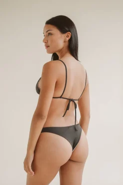 Denia Bikini Bottom White/Dark Brown<Pura Clothing Store