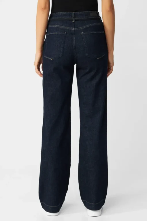 Dew Flared Soft Denim Jeans French Pocket Raw<Dawn Denim Online
