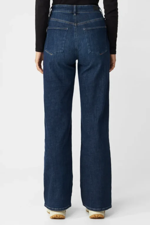 Dew Flared Soft Jeans Dark Denim<Dawn Denim Outlet