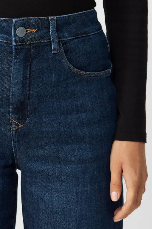 Dew Flared Soft Jeans Dark Denim<Dawn Denim Outlet