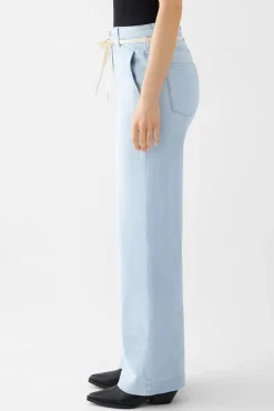Dew Flared Soft Jeans French Pocket Light Blue<Dawn Denim Discount