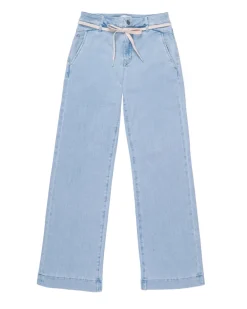 Dew Flared Soft Jeans French Pocket Light Blue<Dawn Denim Discount