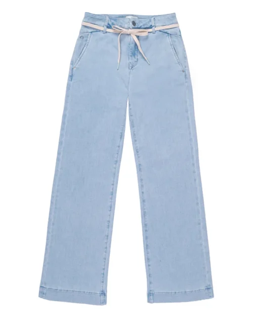 Dew Flared Soft Jeans French Pocket Light Blue<Dawn Denim Discount