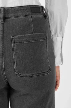 Dew Flared Worker Jeans Medium Grey<Dawn Denim Outlet