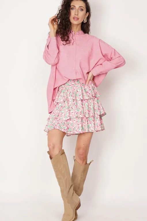 Diana Skirt Pink<ANGELL Cheap