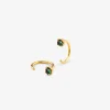 Dimitri Earrings Emerald Green<April Please Clearance