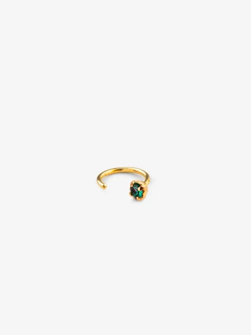 Dimitri Earrings Emerald Green<April Please Clearance