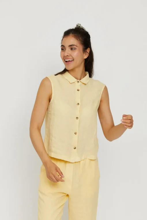 Dina Sleeveless Blouse<Mazine Shop