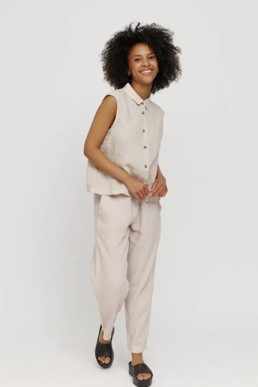 Dina Sleeveless Blouse<Mazine Shop