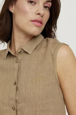 Dina Sleeveless Blouse<Mazine Shop