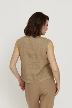 Dina Sleeveless Blouse<Mazine Shop
