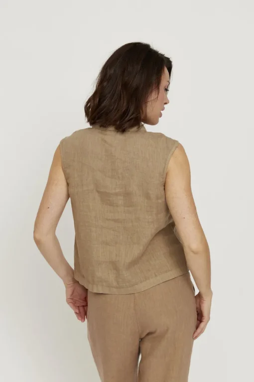 Dina Sleeveless Blouse<Mazine Shop