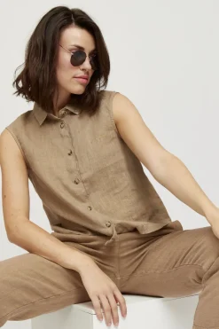 Dina Sleeveless Blouse<Mazine Shop