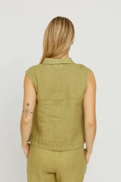 Dina Sleeveless Blouse<Mazine Shop