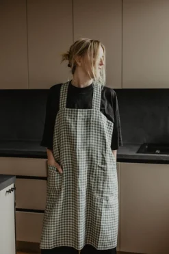 Dirvolira Apron<Laume linen Cheap