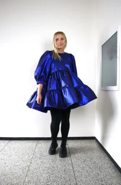 Dishy Mekko Sininen Kiilto<Miia Halmesmaa Sale