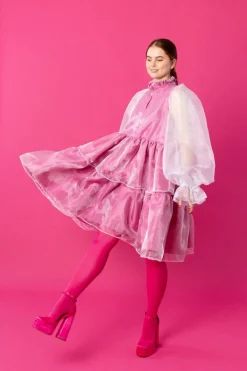 Dishy Mekko Sokerikuorrutus Pinkki<Miia Halmesmaa New